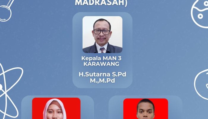 KEREN!!! MAN 3 KARAWANG RAIH JUARA KSM MATEMATIKA & FISIKA 2024