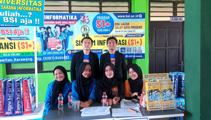 Universitas BSI Kampus Karawang Berikan Beasiswa Tanpa Syarat di Mall KCP Karawang, Buruan Serbu!