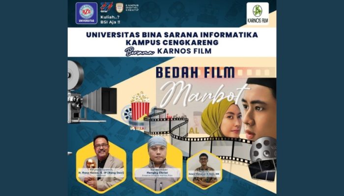 UBSI Kampus Cengkareng dan Karnos Film Gelar Bedah Film “Marbot”