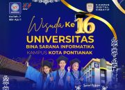 Zian eks Zigaz dan Tarian Tradisional Bawa Kemeriahan Wisuda Ke-16 Universitas BSI Kampus Pontianak di Qubu Resort