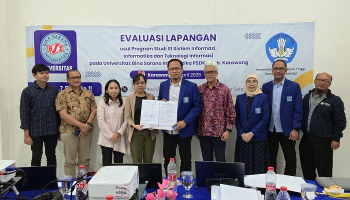 Evaluasi Lapangan Usul Pembukaan 3 (Tiga) Program Studi Jenjang Sarjana PSDKU pada Universitas Bina Sarana Informatika