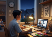 Online Tutor Terbukti Jadi Penyelamat Belajar Malam Karawang