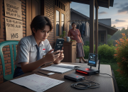 Sinyal Lemah Ganggu Belajar Digital Siswa Karawang