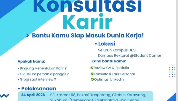 Lulusan Sulit Tembus Dunia Kerja, UBSI Karawang Siapkan Konseling Karier untuk Mahasiswa
