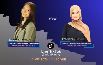 UBSI Cikarang Bahas Adaptasi Kuliah Lewat Live TikTok
