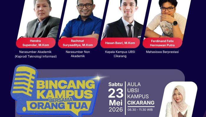 UBSI Cikarang Gelar Bincang Kampus Bersama Orang Tua