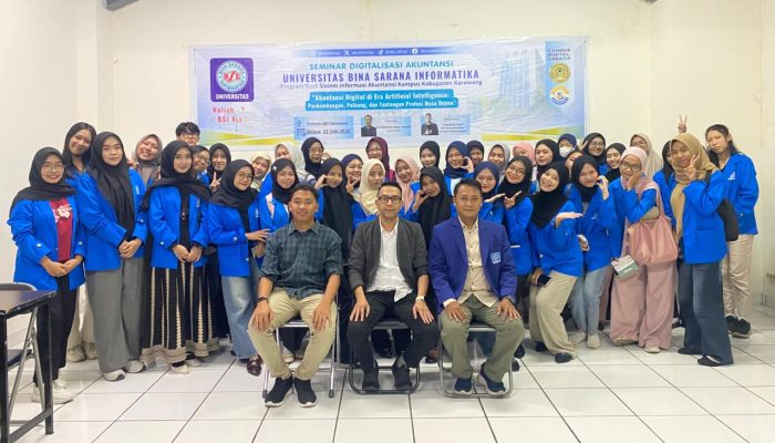 Mahasiswa UBSI Karawang Ikuti Seminar Digitalisasi Akuntansi