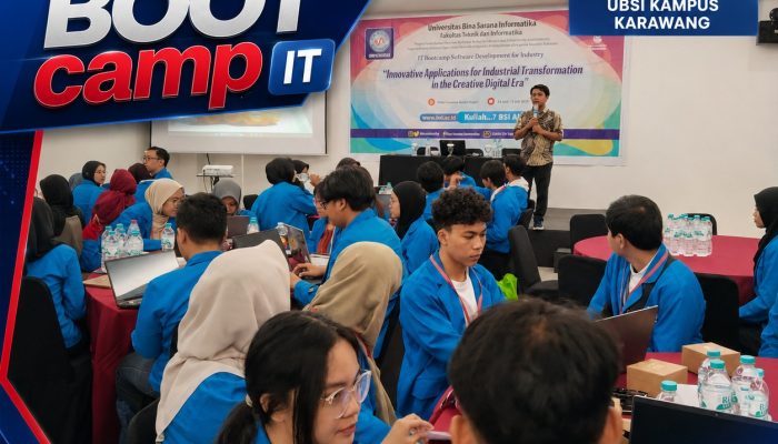 Mahasiswa Sistem Informasi UBSI Karawang Ikuti IT Bootcamp Pengembangan Perangkat Lunak