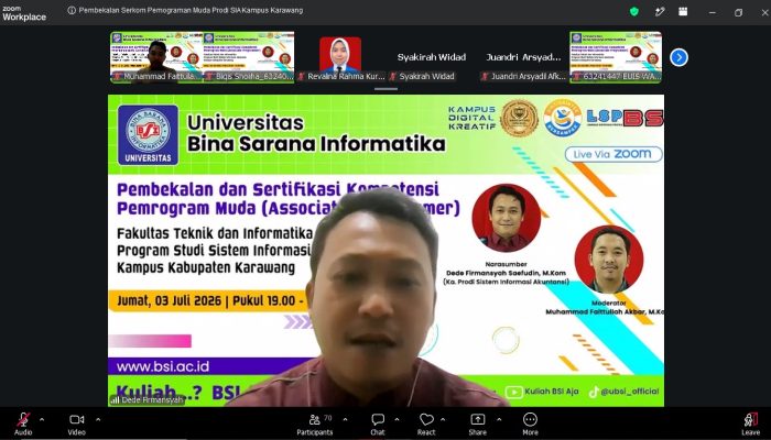 UBSI Karawang Bekali Mahasiswa Hadapi Sertifikasi Pemrogram Muda