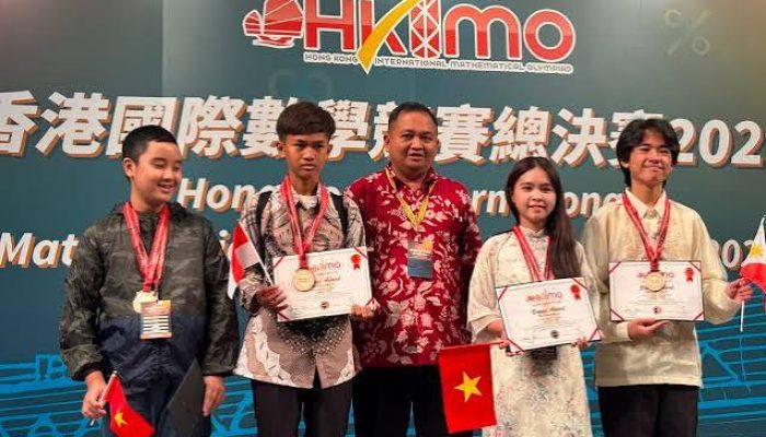 Pelajar Karawang Raih Bronze Award Olimpiade Matematika Hong Kong