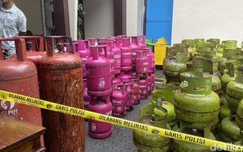 Polresta Karawang Bongkar Pengoplosan LPG 3 Kg ke Tabung 12 Kg