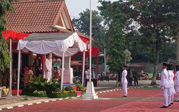 Upacara HUT RI ke-81 Digelar di Kecamatan Bojongmangu