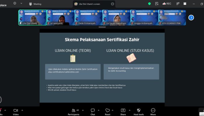 Mahasiswa SIA UBSI Karawang Ikuti Sertifikasi Zahir Accounting