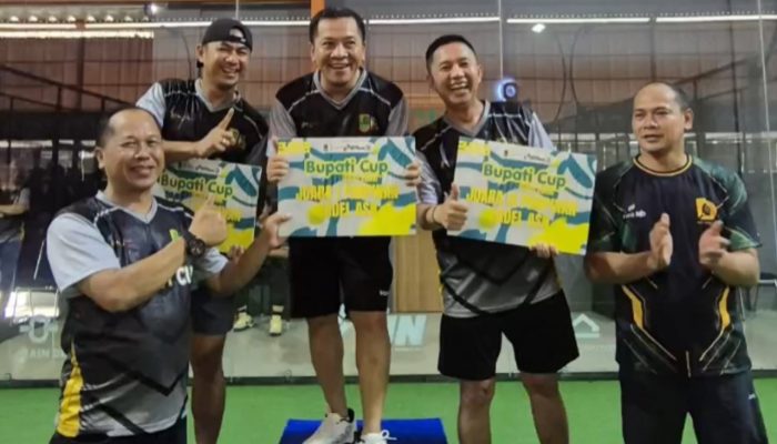 Bupati Aep Syaepuloh Juara Padel Kategori Pimpinan