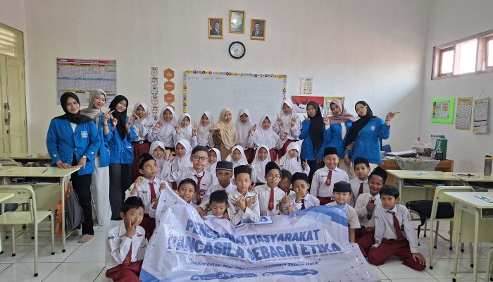 Mahasiswa Gelar Edukasi Nilai Pancasila bagi Siswa SDIT Permata Ilmu